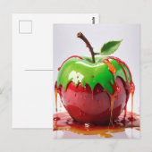 Apple Digital Art Postkarte (Vorne/Hinten)