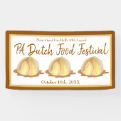 Apple Dumplings Amish Pennsylvania PA Dutch Food Banner (Horizontal)