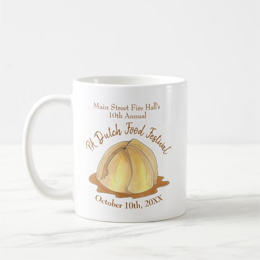 Apple Dumplings Amish Pennsylvania PA Dutch Food Kaffeetasse (Links)