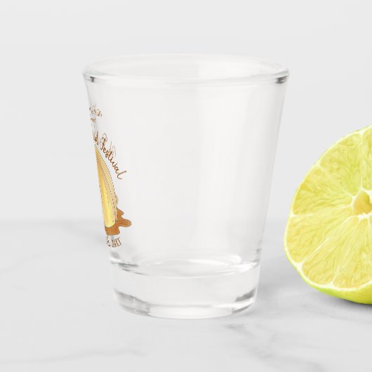 Apple Dumplings Amish Pennsylvania PA Dutch Food Schnapsglas (Rechts)