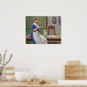 Apple Dumplings ~ George Dunlop Leslie 1835-1921 Poster (Küche)