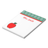 Apple Editor Geschenk für benutzerdefinierte Lehre Notizblock (Rotiert)