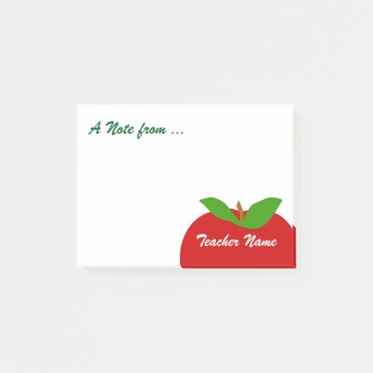 Apple entwerfen klebrige Notiz-Anmerkung Post-it Klebezettel (Vorderseite)