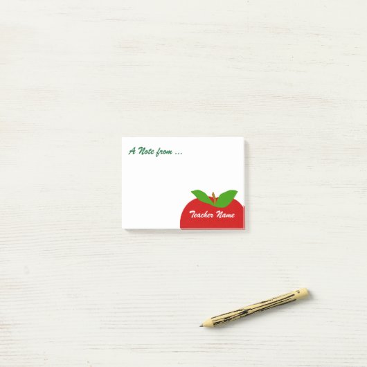 Apple entwerfen klebrige Notiz-Anmerkung Post-it Klebezettel (Auf Schreibtisch)