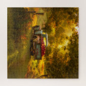 Apple Ernte bei Sunset Puzzle (Horizontal)