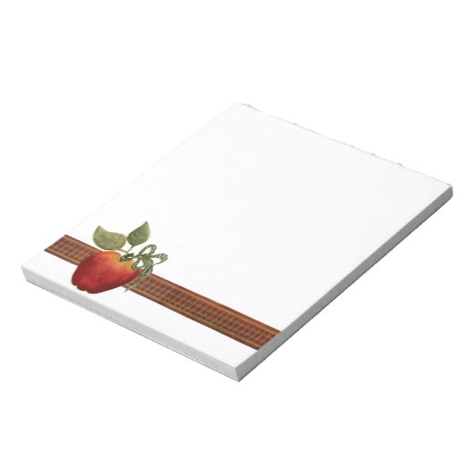 Apple Ernte - Notepad Notizblock (Rotiert)