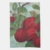Apple Ernte, rot und grün Geschirrtuch (Vertikal)