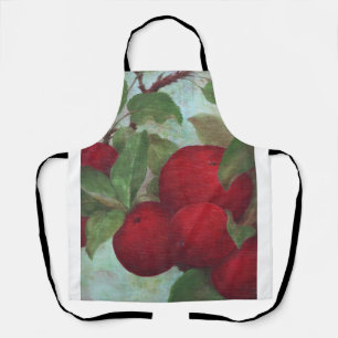 Apple Ernte, rot und grün Schürze