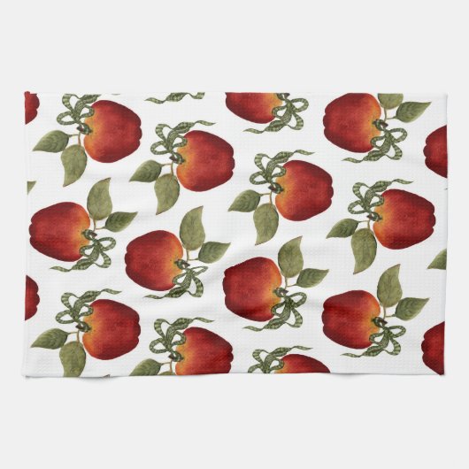 Apple ernten - Geschirrtuch (Horizontal)