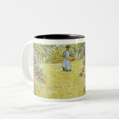 Apple ernten zweifarbige tasse (Vorderseite Links)