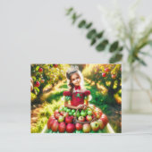 Apple Fairy Postkarte (Stehend Vorderseite)
