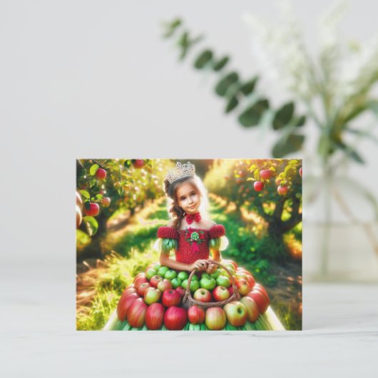 Apple Fairy Postkarte (Stehend Vorderseite)
