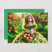 Apple Fairy Postkarte (Vorne/Hinten)