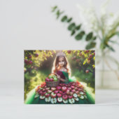 Apple Fairy Postkarte (Stehend Vorderseite)