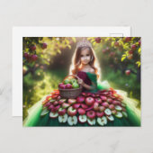 Apple Fairy Postkarte (Vorne/Hinten)