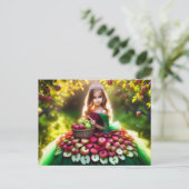 Apple Fairy Postkarte (Stehend Vorderseite)