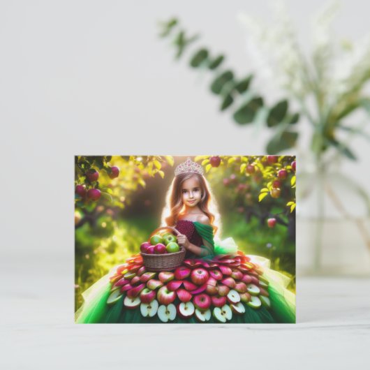 Apple Fairy Postkarte (Stehend Vorderseite)