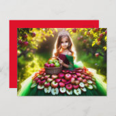 Apple Fairy Postkarte (Vorne/Hinten)