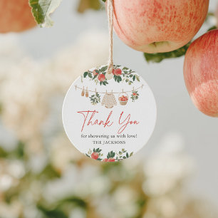 Apple Fall Baby Dusche Geschenkanhänger