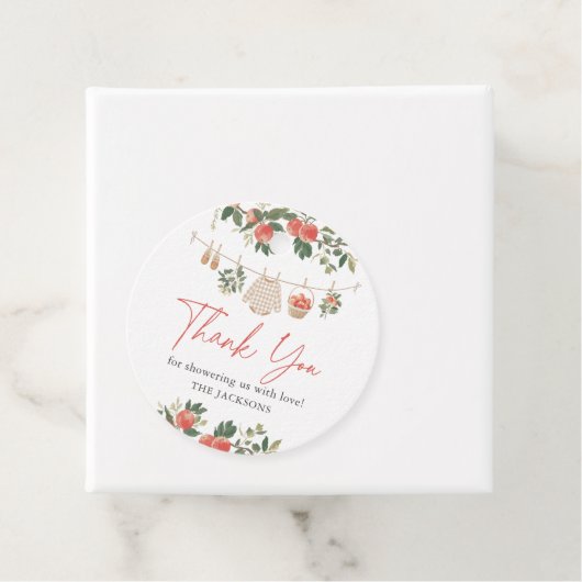 Apple Fall Baby Dusche Geschenkanhänger (Beispiel)