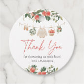 Apple Fall Baby Dusche Geschenkanhänger (Vorderseite)