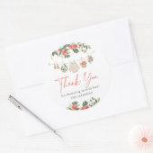 Apple Fall Baby Dusche Runder Aufkleber (Umschlag)