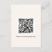 Apple Fall Brautparty Honeymoon Fund Begleitkarte (Rückseite)