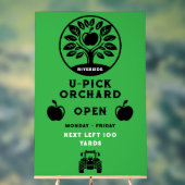 Apple Farm U- Pick-Werbeaktion Acrylschild (Neutral)