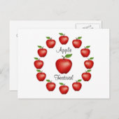 Apple Festival Postcard Postkarte (Vorne/Hinten)