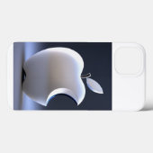 Apple-Firmenlogo auf schwarzem Hintergrund Case-Mate iPhone Hülle (Rückseite (Horizontal))