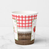 Apple First Birthday Party Cup Pappbecher (Rechts)