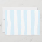 Apple First Birthday Party Einladung (Rückseite)