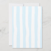 Apple First Birthday Party Einladung (Rückseite)