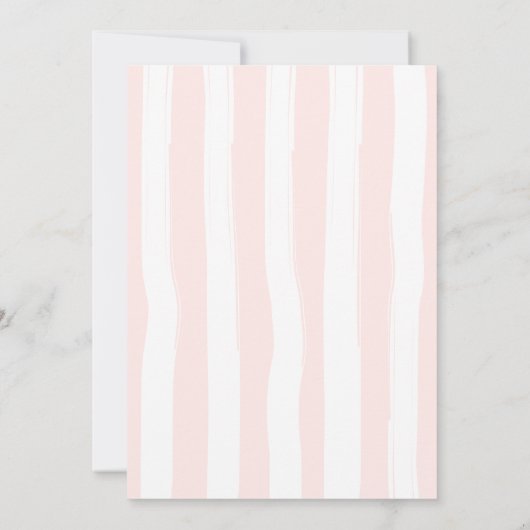 Apple First Birthday Party Einladung (Rückseite)