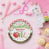 Apple First Birthday Plate - Bushel of Fun Pappteller (Party)