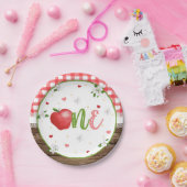 Apple First Birthday Plate Pappteller (Party)