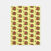 Apple Fleecedecke (Vorderseite)