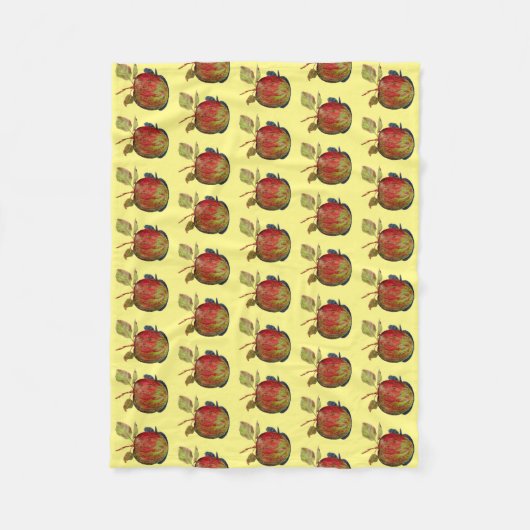 Apple Fleecedecke (Vorderseite)