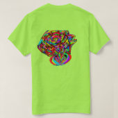 Apple Floral and Goddess Flower T-Shirt (Design Rückseite)