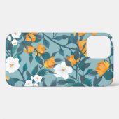 Apple Floral: Blühendes Mustermotiv. Case-Mate iPhone Hülle (Rückseite (Horizontal))
