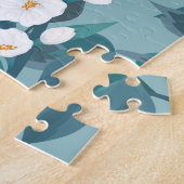 Apple Floral: Blühendes Mustermotiv. Puzzle (Seite)