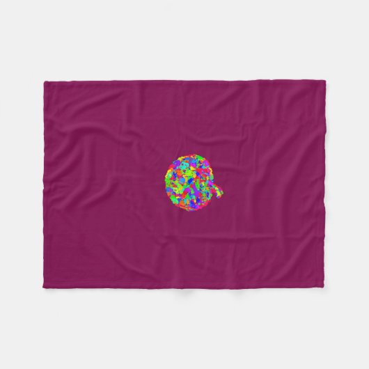 Apple Floral Fleecedecke (Vorderseite (Horizontal))