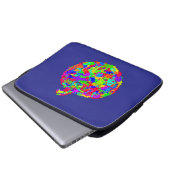 Apple Floral Laptop Sleeve (Vorne Knopf)