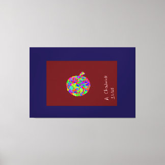 Apple Floral Leinwanddruck