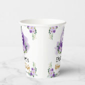 Apple Floral Teacher Retirement Party Pappbecher (Rechts)