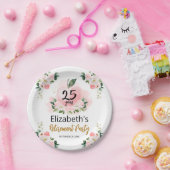 Apple Floral Teacher Retirement Party Pappteller (Party)