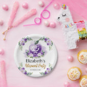 Apple Floral Teacher Retirement Party Pappteller (Party)