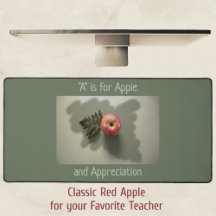 Apple for Teacher Apprecision Fotografy Green