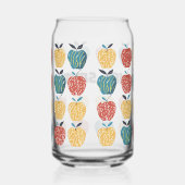 Apple for Teacher Individuelle Name Apple Muster Dosenglas (Rechts)