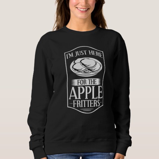 Apple Fritter Recipes Donuts Bread Gluten Free Veg Sweatshirt (Vorderseite)
